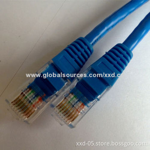 Ethernet 350MHz Fluke Test UTP Cat 6 24AWG Pure Copper RJ45 Patch Cables with RoHS Materials